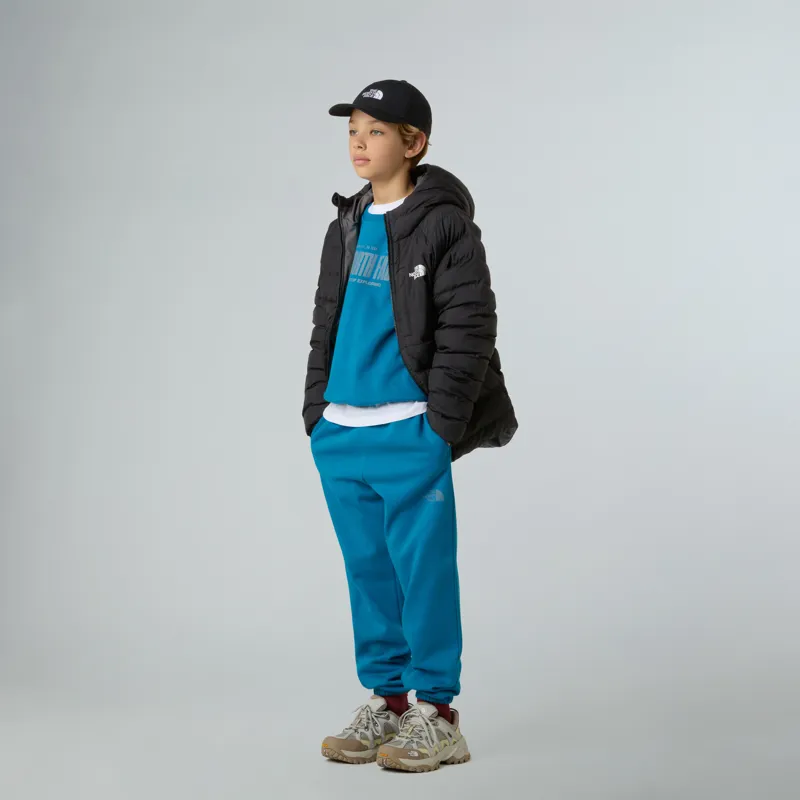 The North Face Boy's Reversible Perrito Jacket in Black/Smoke-6
