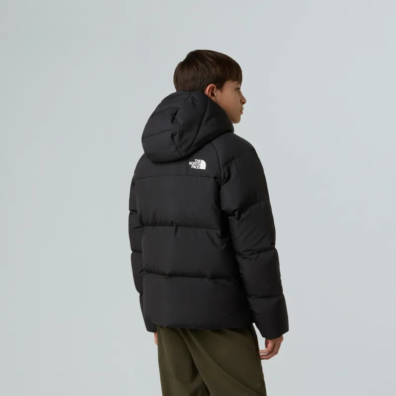 The North Face Kid's North Down Hooded Jacket in Black-3