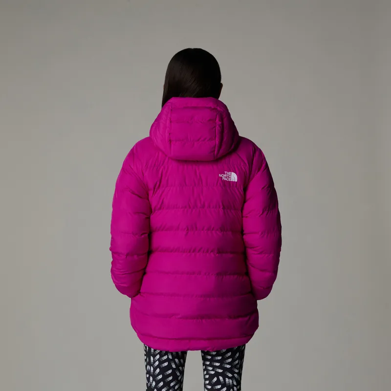 The North Face Kid's Reversible Perrito Hooded Jacket in Deep Mulberry-4
