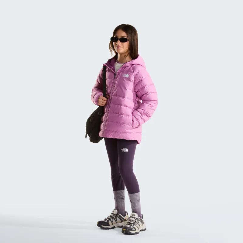 The North Face Kid's Reversible Perrito Jacket in Hushed Lavender-7