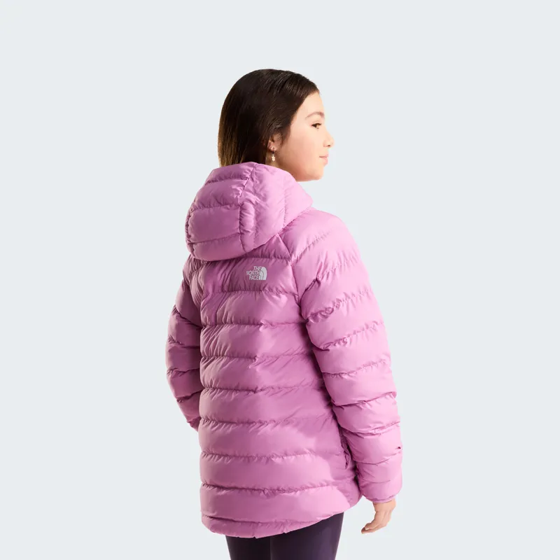 The North Face Kid's Reversible Perrito Jacket in Hushed Lavender-6