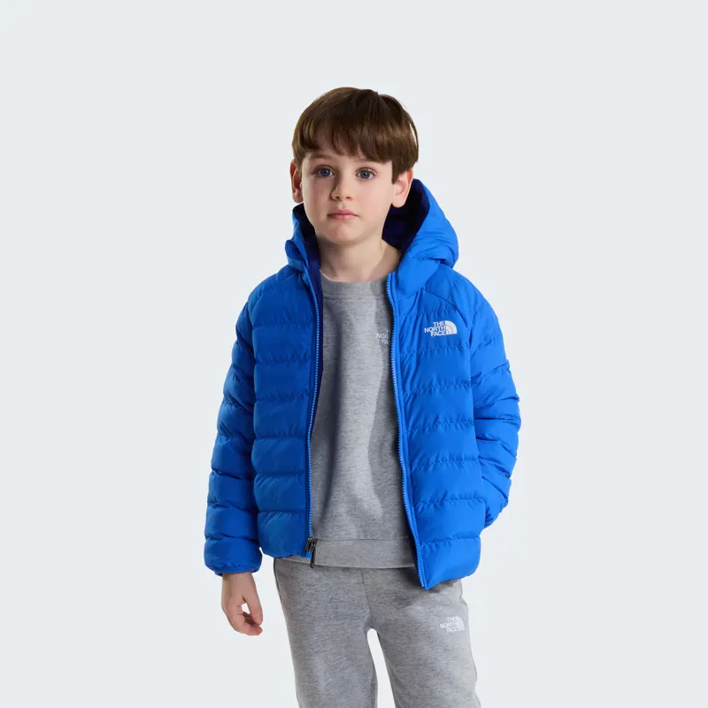 The North Face Kid's Reversible Perrito Jacket in Active Blue-3
