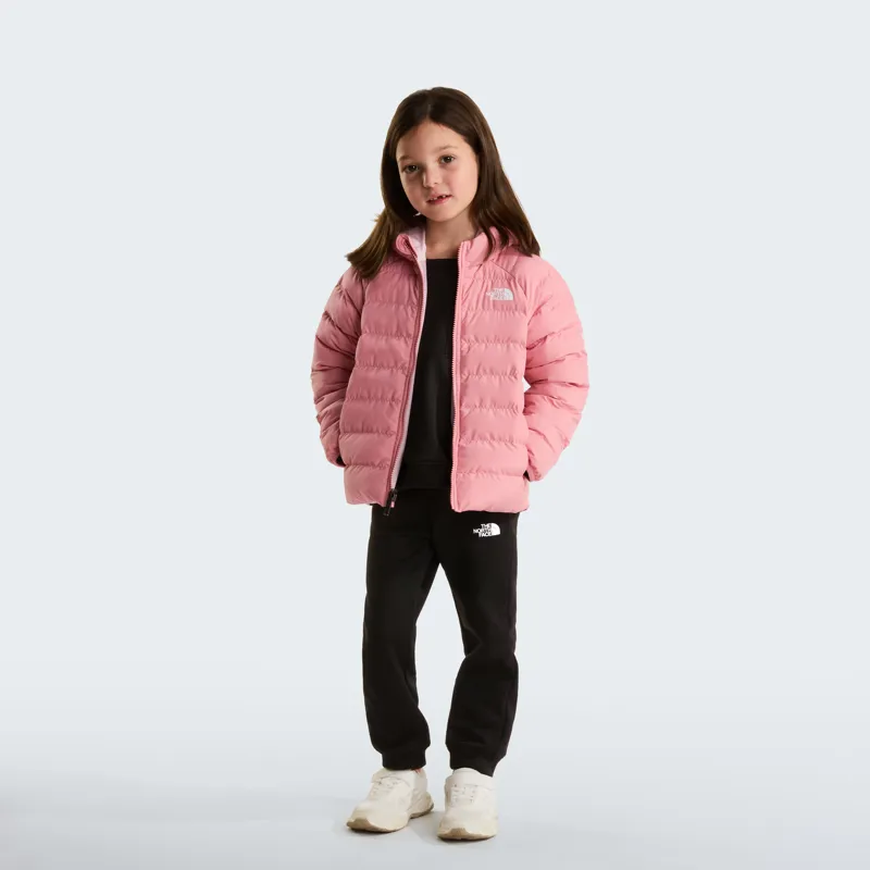 The North Face Kid's Reversible Perrito Jacket in Primrose-7