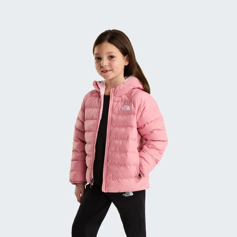 The North Face Kid's Reversible Perrito Jacket in Primrose-5