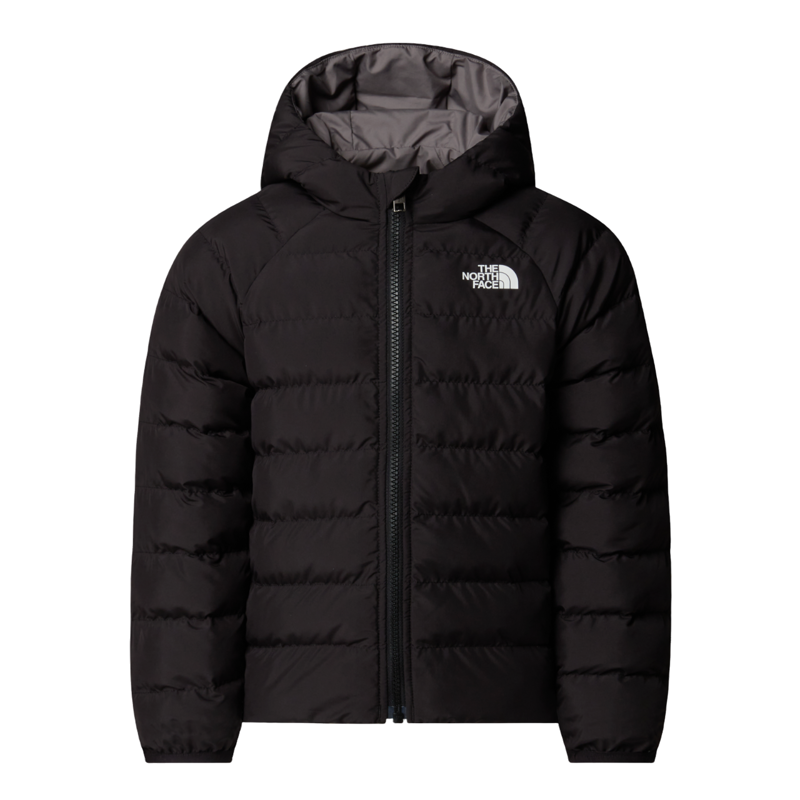 The North Face Kid's Reversible Perrito Jacket in Black/Smoke