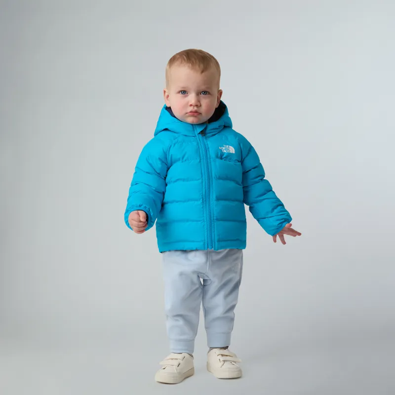 The North Face Baby Reversible Perrito Jacket in Meridian Blue-4