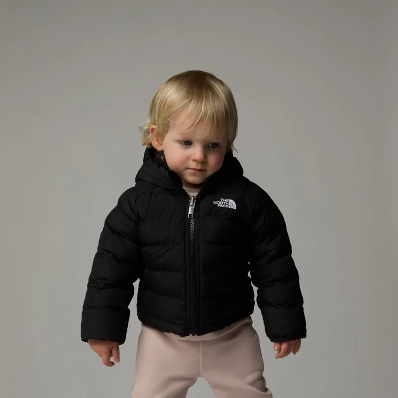 The North Face Baby Reversible Perrito Hooded Jacket in Black-3