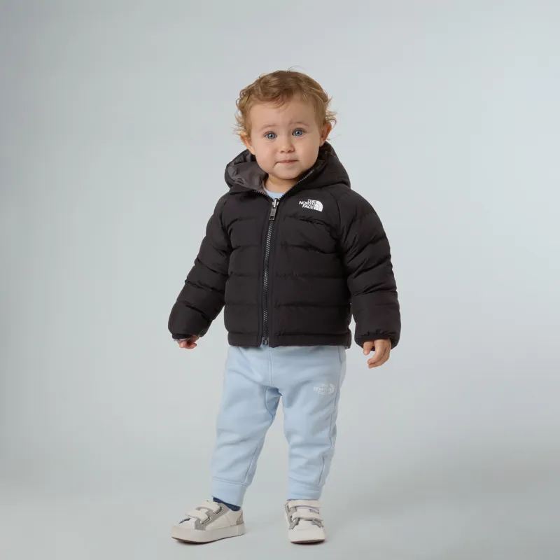 The North Face Baby Reversible Perrito Jacket in Black/Smoke-5