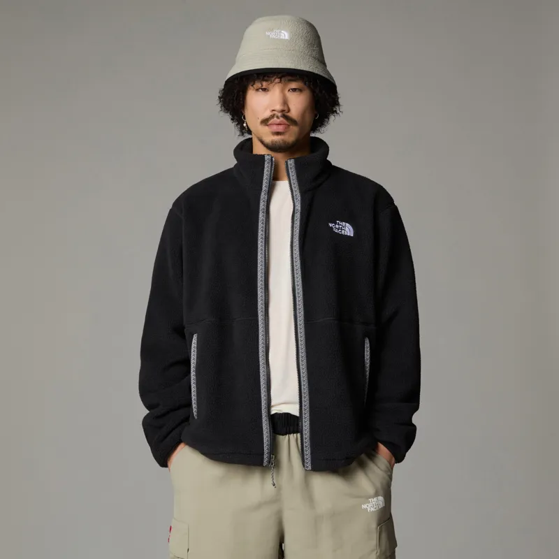 The North Face Men's Fleeski Full-Zip Fleece Jacket in Black-4