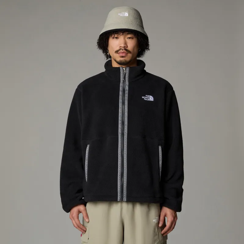 The North Face Men's Fleeski Full-Zip Fleece Jacket in Black-2