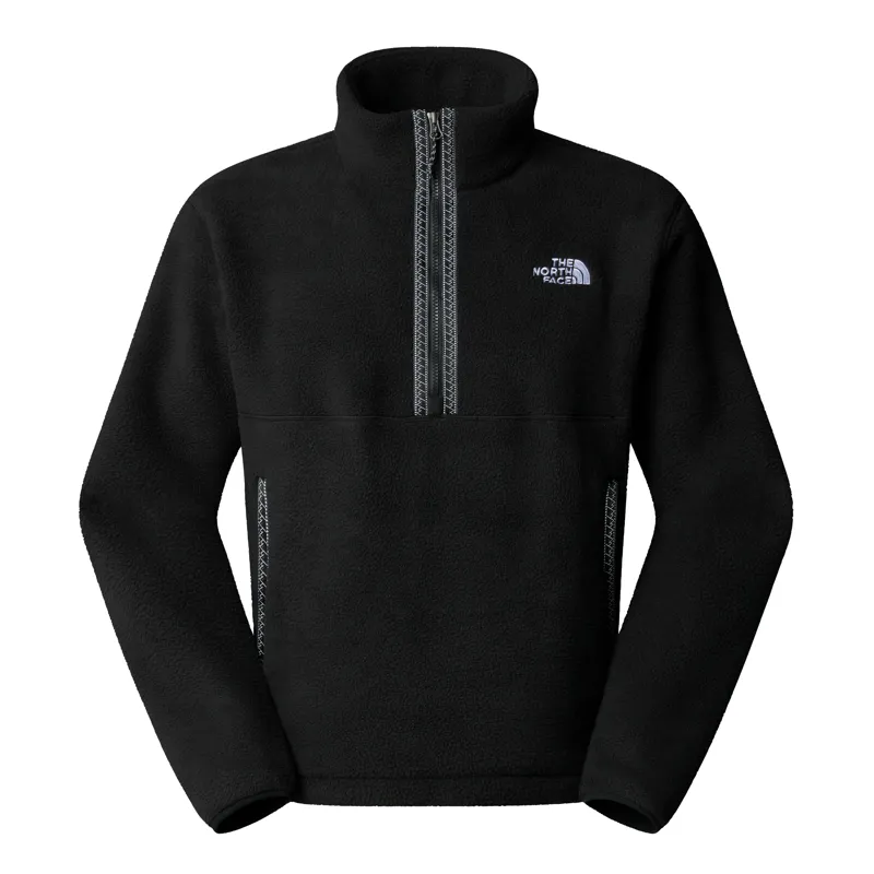The North Face Men's Fleeski 1/4 Zip Pullover Fleece in Black/Black