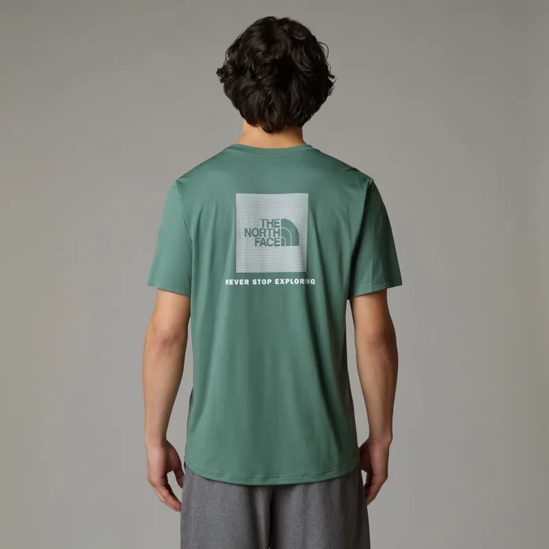 The North Face Men's 24/7 NSE Box Tee in Duck Green-3