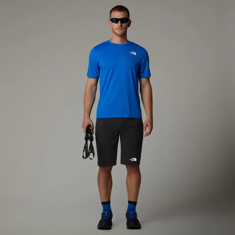 The North Face Men's 24/7 NSE Box Tee in Hero Blue-4