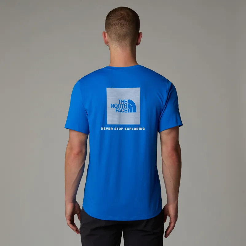 The North Face Men's 24/7 NSE Box Tee in Hero Blue-2