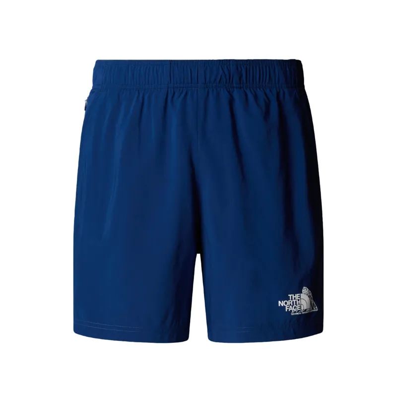 The North Face Men's 24/7 Graphic Shorts 7 in Estate Blue