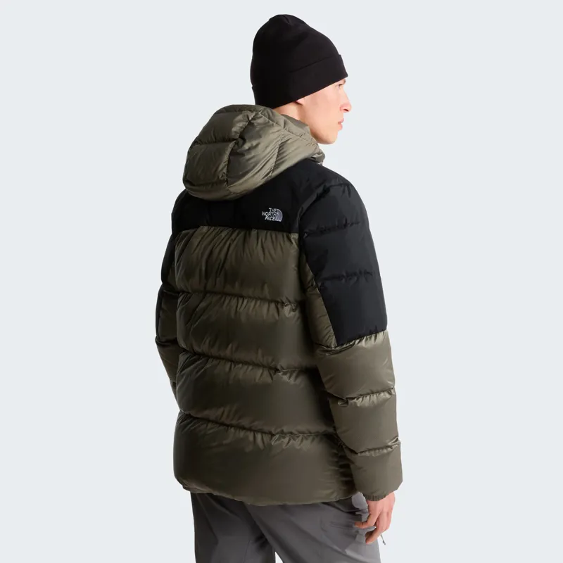 The North Face Men's Diablo Down 2.0 Hoodie in Stone Slab Black Heather/Black-3
