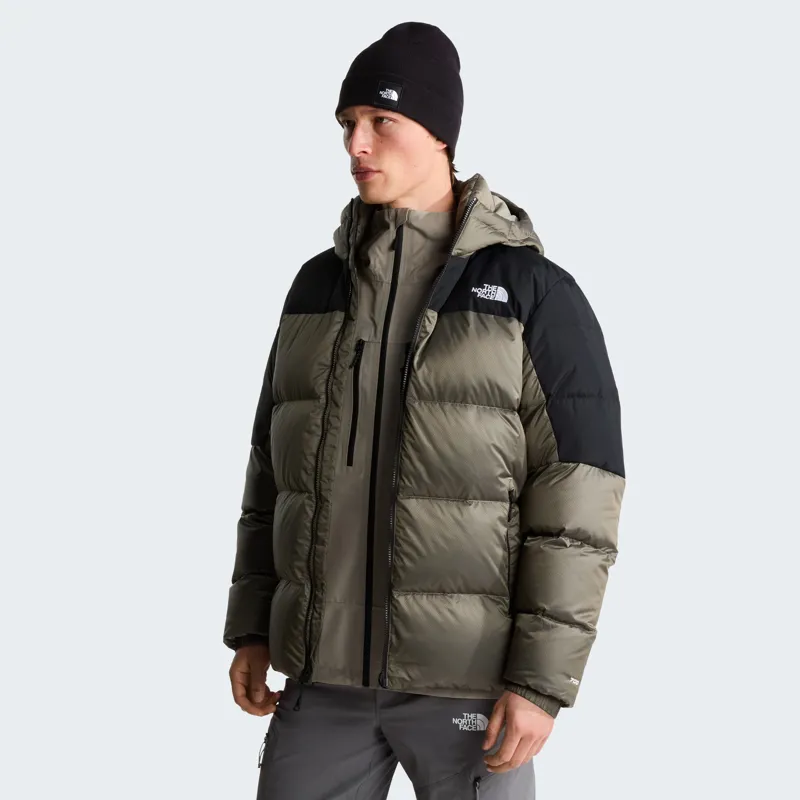 The North Face Men's Diablo Down 2.0 Hoodie in Stone Slab Black Heather/Black-2
