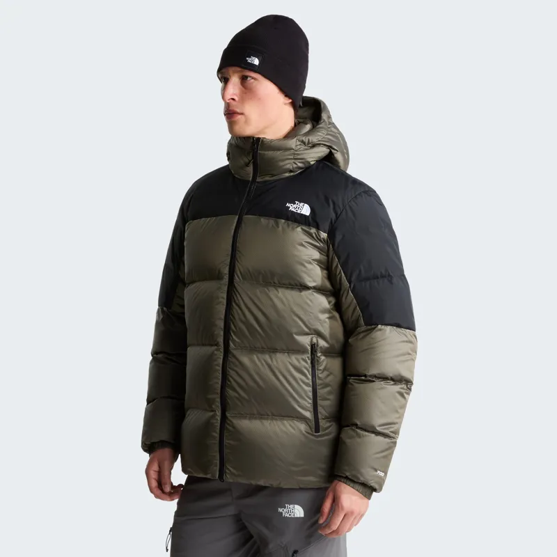 The North Face Men's Diablo Down 2.0 Hoodie in Stone Slab Black Heather/Black-4