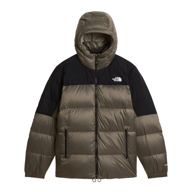 The North Face Men's Diablo Down 2.0 Hoodie in Stone Slab Black Heather/Black