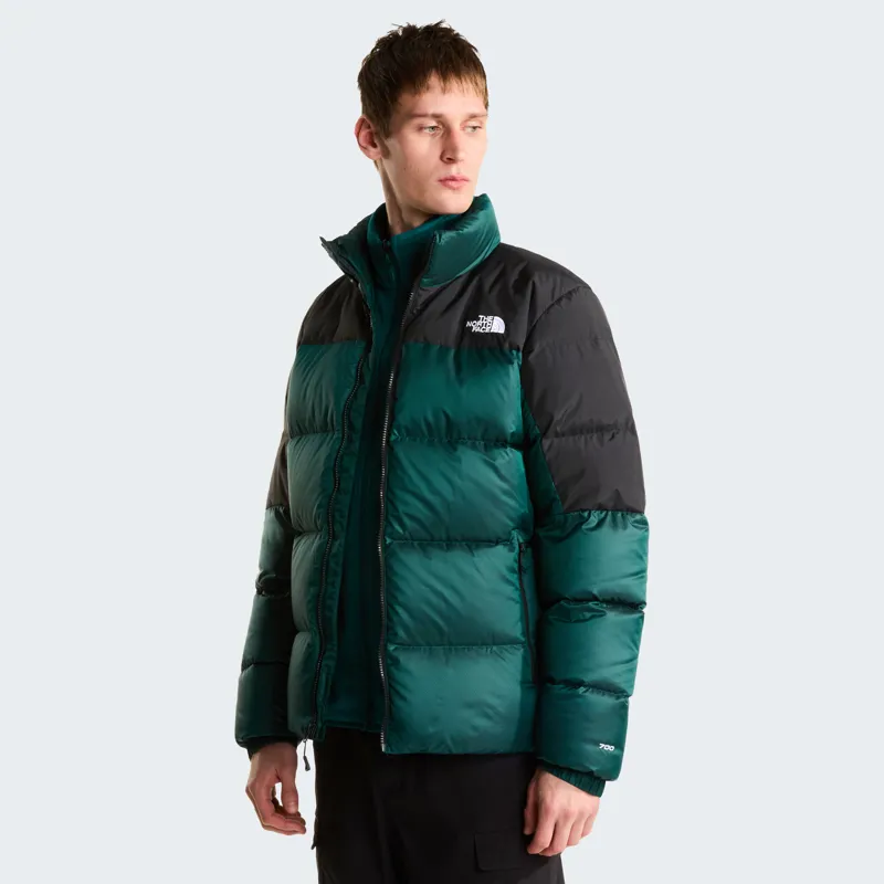 The North Face Men's Diablo Down 2.0 Jacket in Pacific Teal/Black Heather/Black-2
