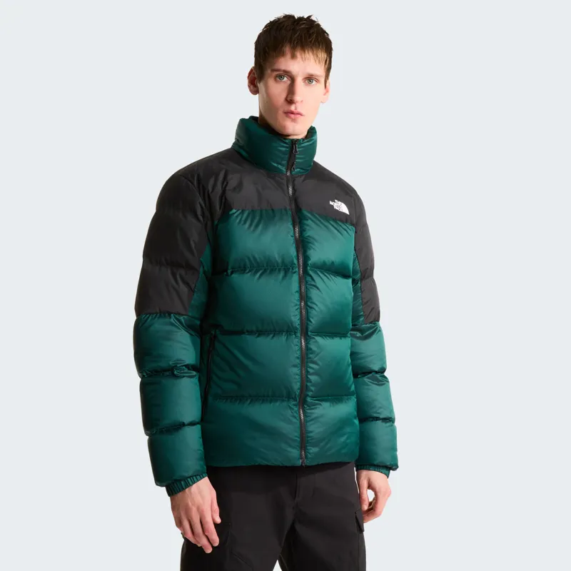 The North Face Men's Diablo Down 2.0 Jacket in Pacific Teal/Black Heather/Black-4