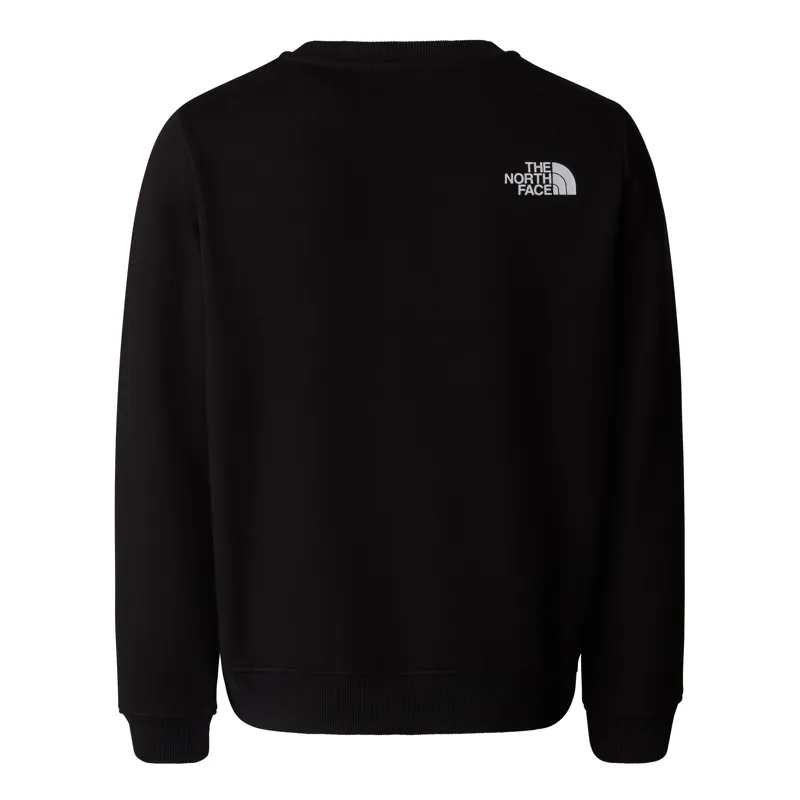 The North Face Teen's Varsity Graphic Relaxed Crew in Black-1