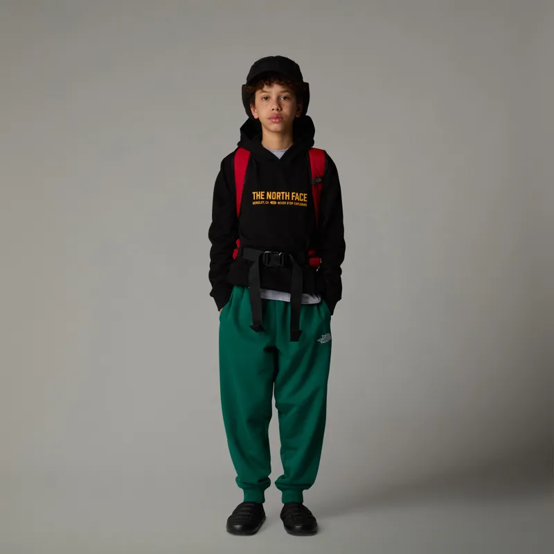 The North Face Teen's Varsity Graphic Relaxed Hoodie in Black-2