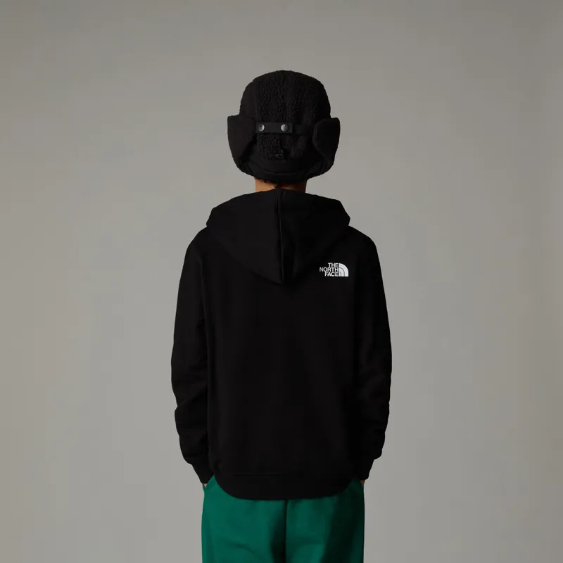 The North Face Teen's Varsity Graphic Relaxed Hoodie in Black-3