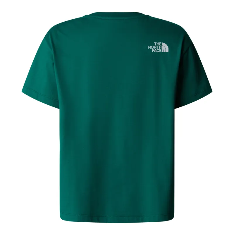 The North Face Teen's Varsity Graphic Oversize T-Shirt in Evergreen-1