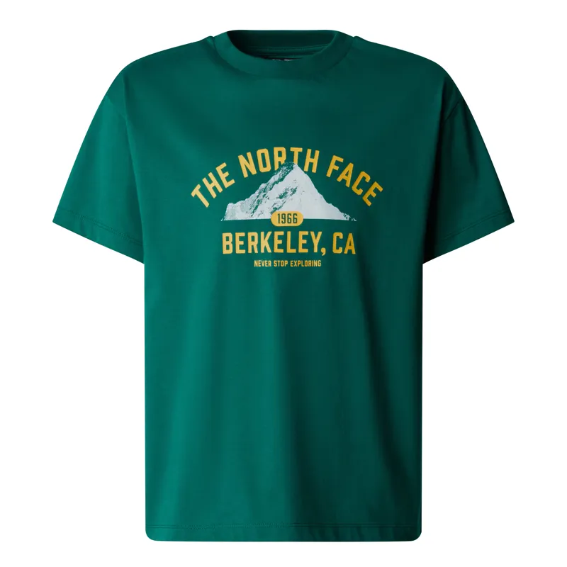 The North Face Teen's Varsity Graphic Oversize T-Shirt in Evergreen
