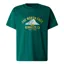 The North Face Teen's Varsity Graphic Oversize T-Shirt in Evergreen