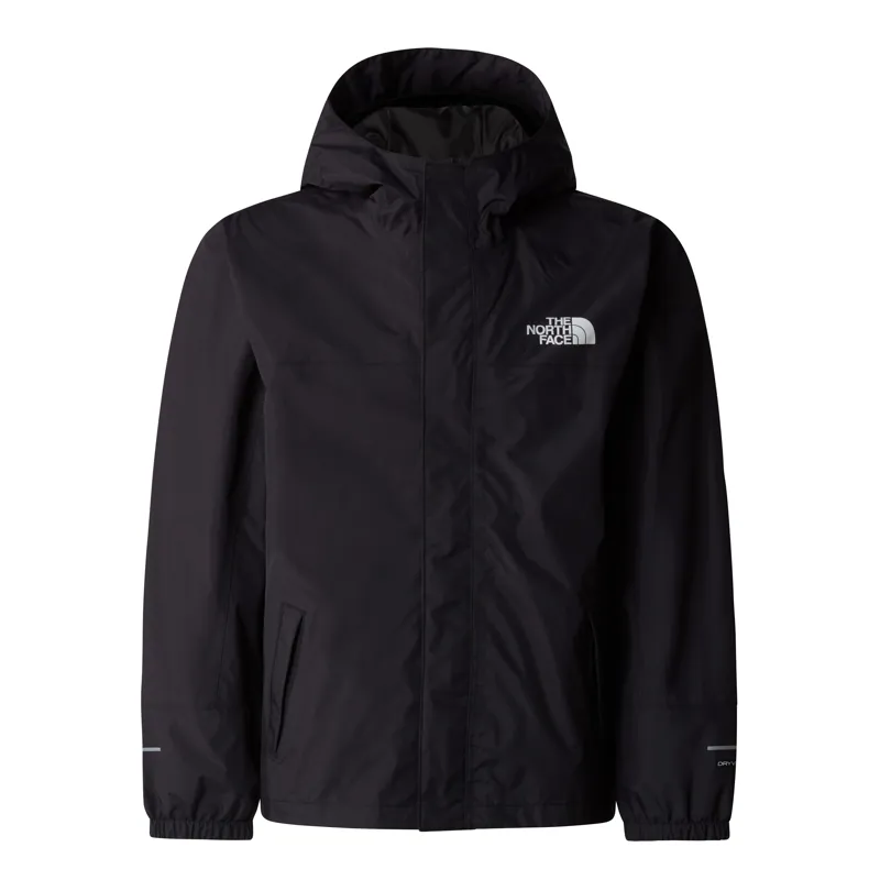 The North Face Boy's Antora Rain Jacket in Black