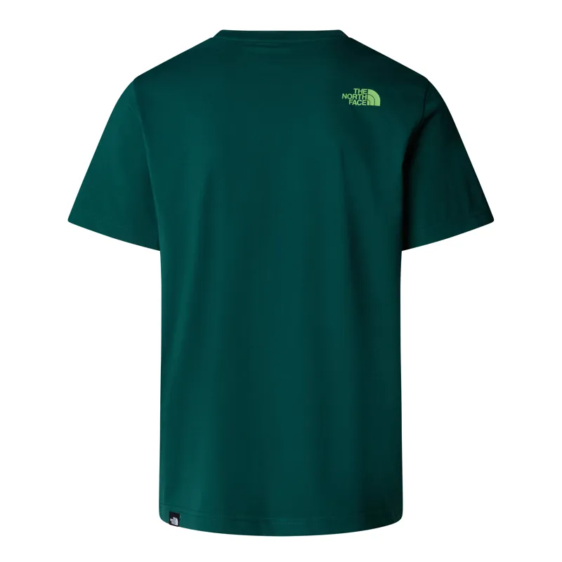 The North Face Men's Easy Tee in Deep Nori/Meta Lime-1