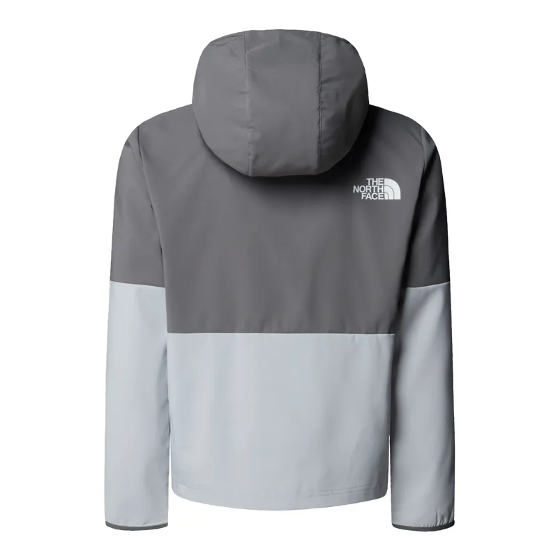 The North Face Kid's On The Trail Full-Zip Hoodie in Smoked Pearl/High Rise Grey-1