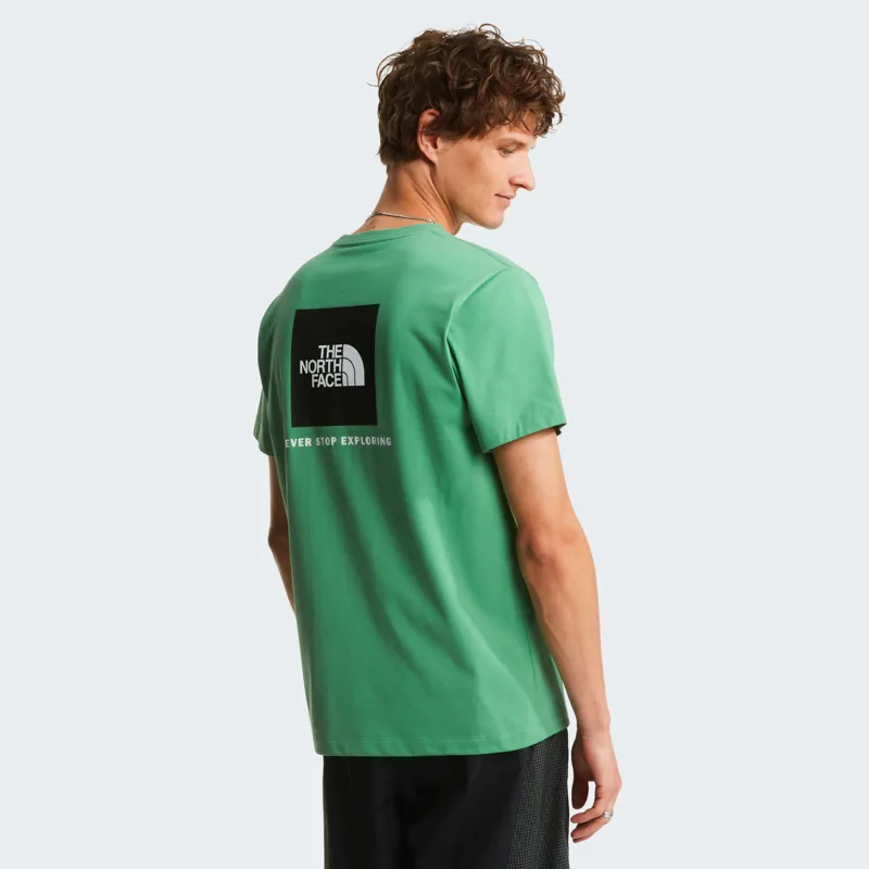 The North Face Men's Evo Box NSE Reg Tee in Dimmed Algae-2