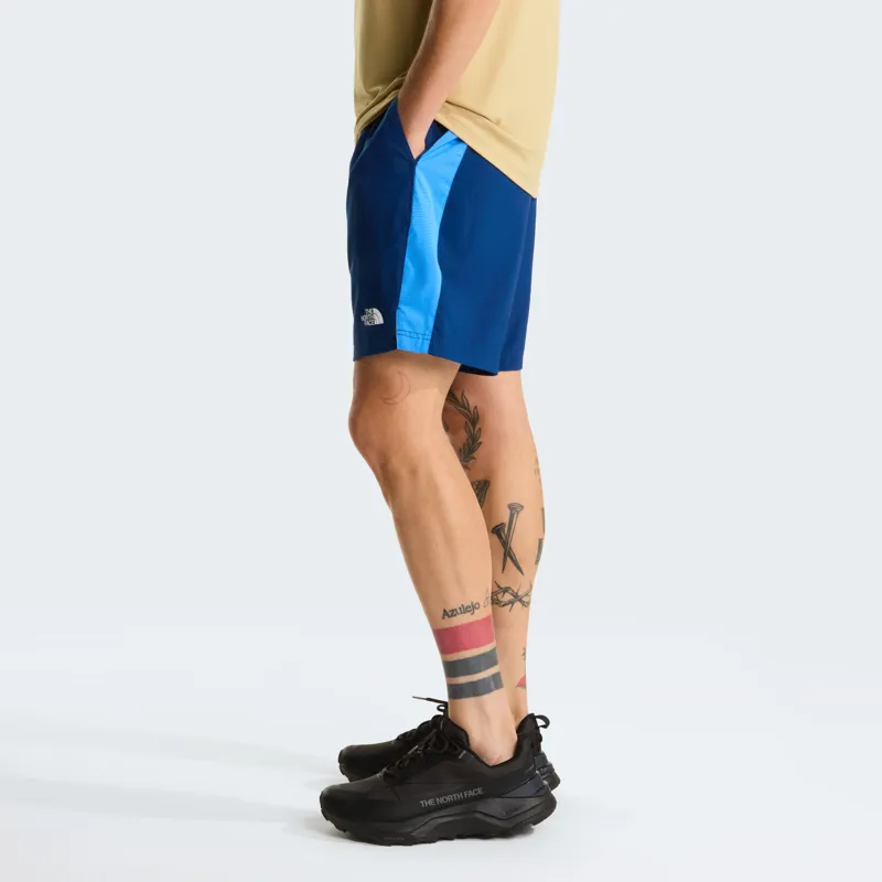 The North Face Men's 24/7 Colour Block Shorts in Estate Blue/Marina Blue-4