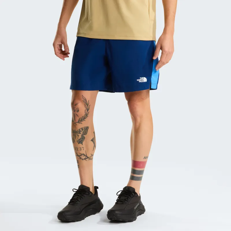 The North Face Men's 24/7 Colour Block Shorts in Estate Blue/Marina Blue-2