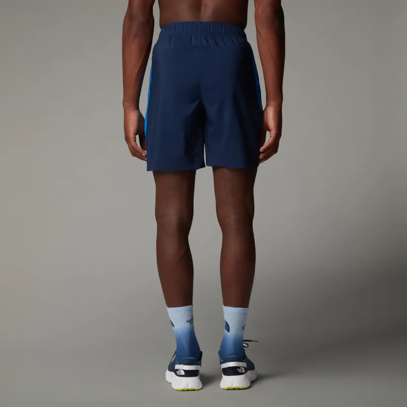 The North Face Men's 24/7 Embossed Shorts in Summit Navy/Hero Blue-3