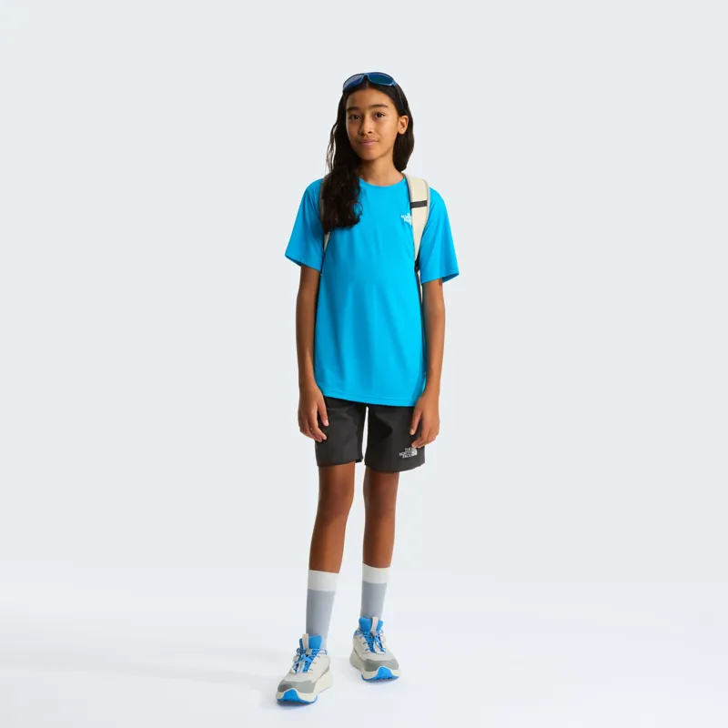The North Face Teen's 24/7 Shorts in Black/Asphalt Grey-2