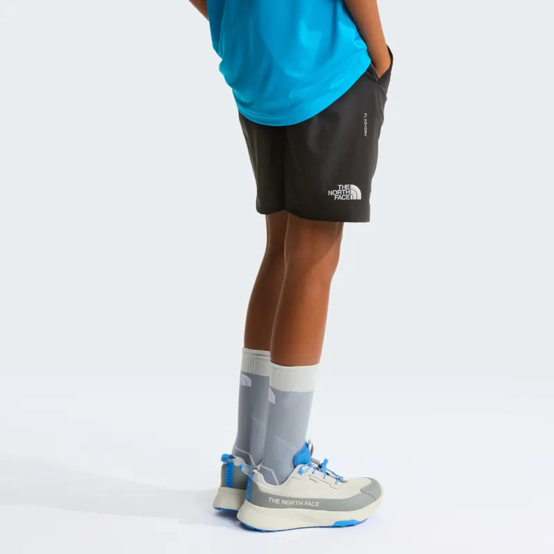 The North Face Teen's 24/7 Shorts in Black/Asphalt Grey-4