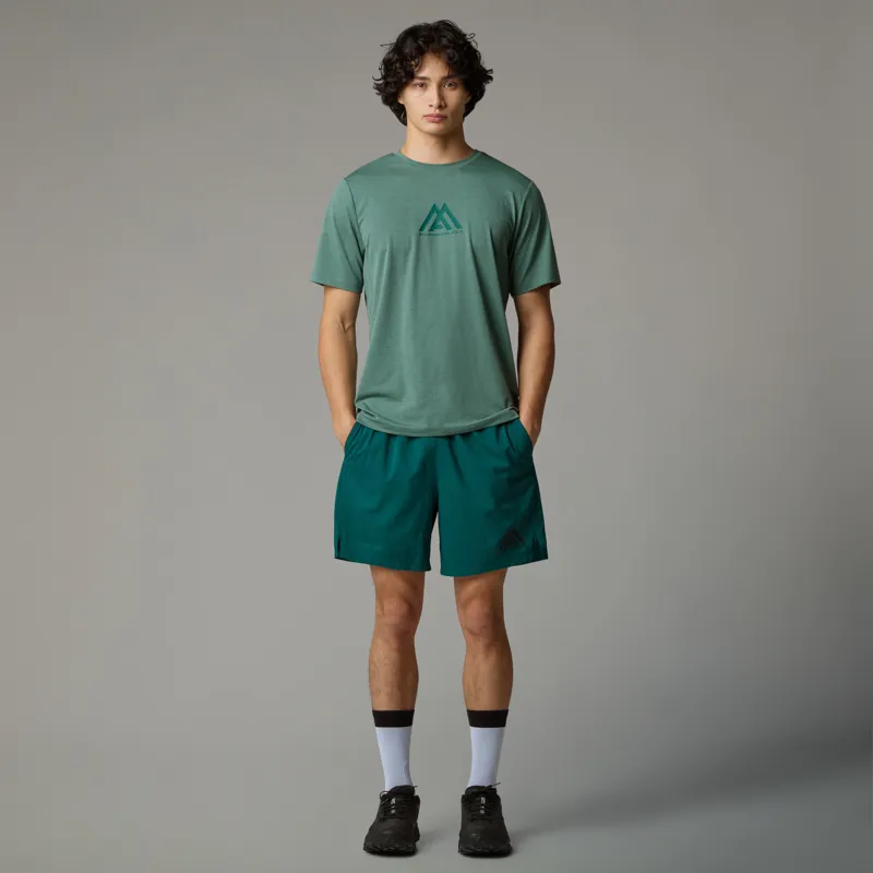 The North Face Men's MA 24/7 7 Graphic Shorts in Deep Nori-3