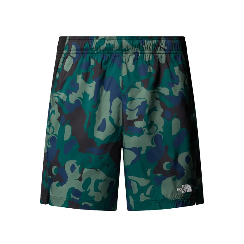The North Face Men's MA 24/7 7 Aop Shorts in Deep Nori Light