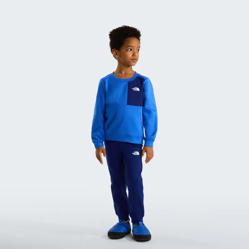 The North Face Kid's Performance Fleece Set in Active Blue/Bold Blue-2