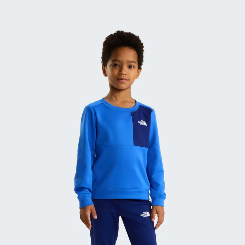 The North Face Kid's Performance Fleece Set in Active Blue/Bold Blue-4