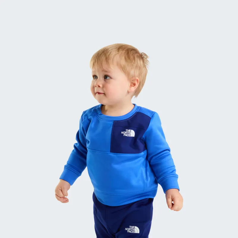 The North Face Baby's Performance Fleece Set in Active Blue/Bold Blue-4