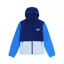 The North Face Kid's Glacier Full-Zip Hooded Fleece in Bold Blue/Polar