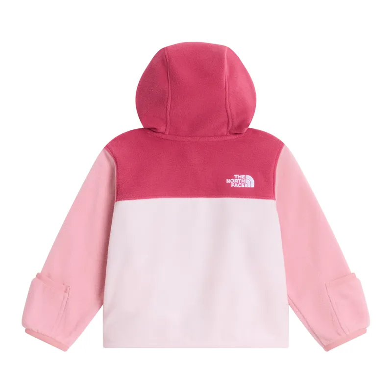 The North Face Baby's Glacier Full-Zip Hooded Fleece in Fermented Clay-1