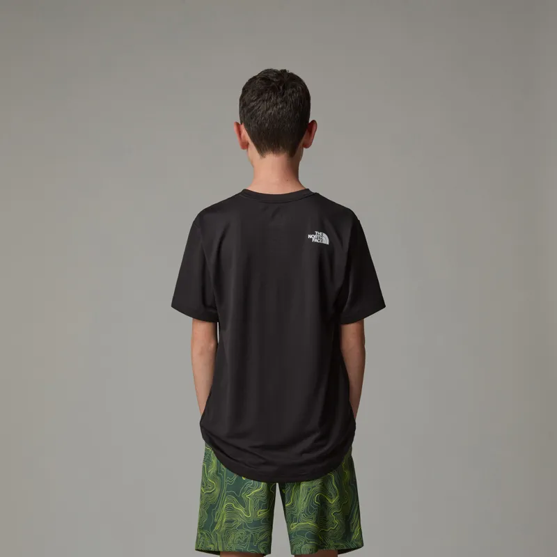 The North Face Teen's 24/7 Tee in Black-1