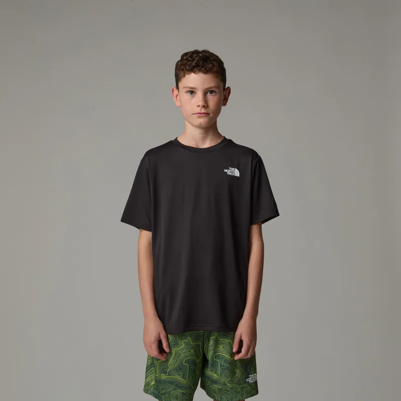 The North Face Teen's 24/7 Tee in Black-3