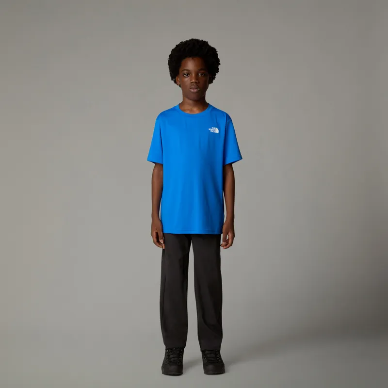 The North Face Teen's 24/7 Tee in Hero Blue-4